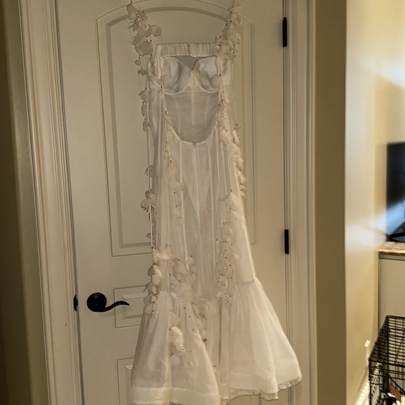 Zimmermann Petals Linen & Silk Corset Gown - Picture 6 of 11